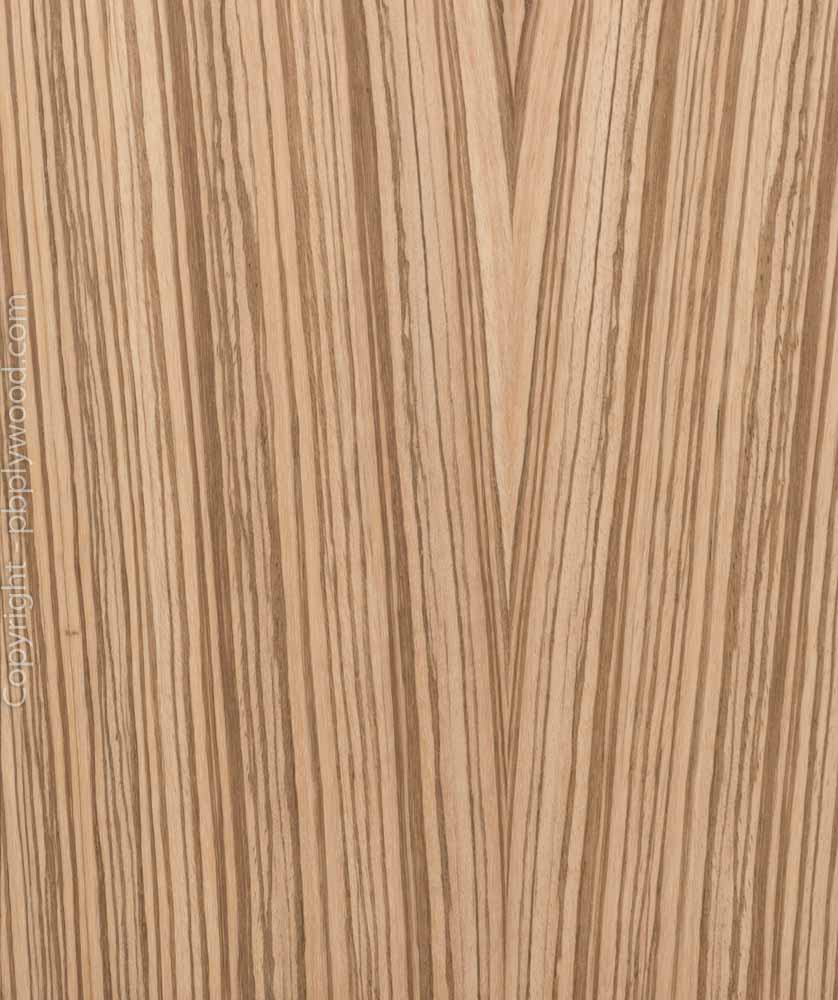 Zebrano Veneered Moisture Resistant MDF - Peter Benson Plywood Ltd